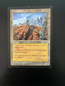 MTG Wasteland Tempest Regular Uncommon - 9818 - Some Edge Wear - See Pics - Image 1