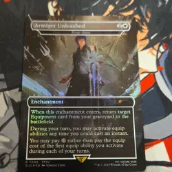 Magic: The Gathering Armiger Unleashed Secret Lair Drop Enchantment White Regul… - Image 1