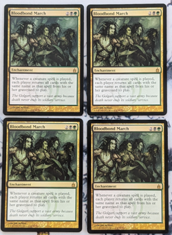 MTG - Bloodbond March - Ravnica - NM PLAYSET [4x] - Image 1