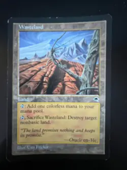 MTG Wasteland Tempest Regular Uncommon - 3eab - Some Edge Wear - See Pics - Image 1