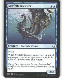 Merfolk Trickster - Dominaria - MTG - Uncommon - #56 - NM - Image 1