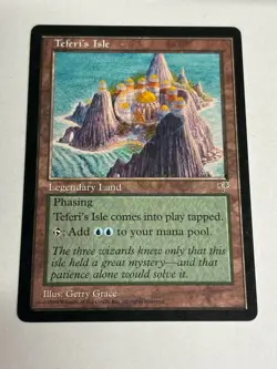 Teferi's Isle Mirage Legendary Land Magic The Gathering MTG LP - Image 1
