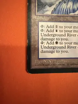 MTG Magic The Gathering Ice Age Underground River 1995 LP - Image 4