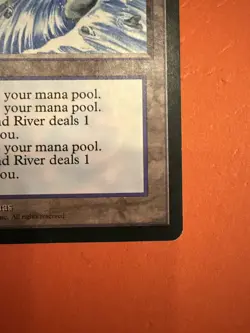 MTG Magic The Gathering Ice Age Underground River 1995 LP - Image 5