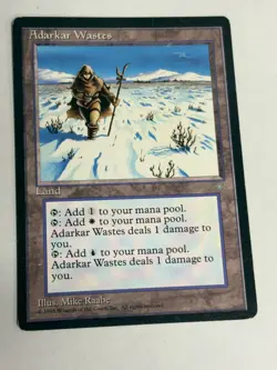 Adarkar Wastes Ice Age Moderately Played (MP) MTG - Image 1