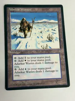 Adarkar Wastes Ice Age Moderately Played (MP) MTG - Image 2