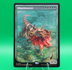 Gigantosaurus | 718 | Rare | Full-Art Foil | Foundations | MTG | 2024 - Image 1