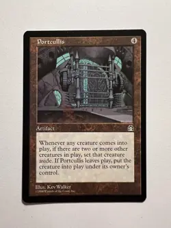 Portcullis - MTG Stronghold - NM - Image 1