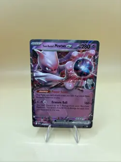 Pokemon TCG Team Rocket’s Mewtwo ex 081/182 SV10: Destined Rivals MINT/Near Mint - Image 2