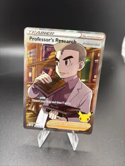 Pokemon TCG Professor's Research (Full Art) Celebrations 024/025 Holo NM - Image 2