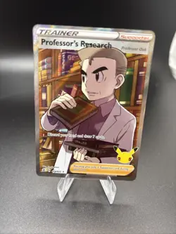 Pokemon TCG Professor's Research (Full Art) Celebrations 024/025 Holo NM - Image 3