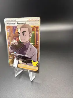 Pokemon TCG Professor's Research (Full Art) Celebrations 024/025 Holo NM - Image 5