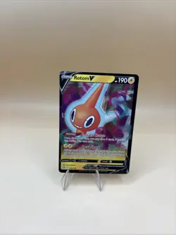 Rotom V - 058/196 - Pokemon Lost Origins Sword & Shield Ultra Rare Card NM - Image 4