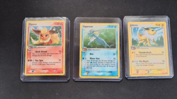 Pop Series 3 Holo Flareon 2/17 Jolteon 3/17 Vaporeon 6/17 2006 Pokemon LP/HP - Image 1