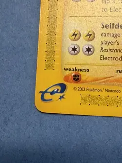 Electrode 36/144 Uncommon Skyridge Pokemon Vintage E Series WOTC NM+/NP 2003 - Image 5