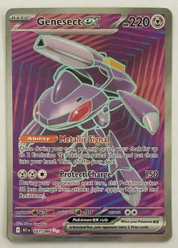 Pokemon TCG Genesect ex - 161/086 - SV: Black Bolt Ultra Rare Card - Image 1