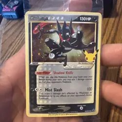Pokemon Greninja Gold Star SWSH144 Promo Sealed Celebrations Pack NM - Image 1