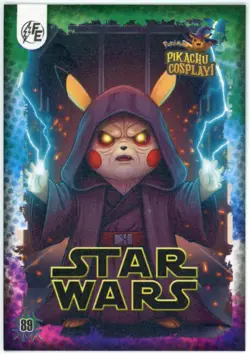 Palpatine (Pikachu) #89 - Galaxy Holo - Electric Pikachu Cosplay - Pokemon - Image 1