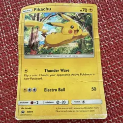 Rear Pikachu HOLO 5/12 McDonald's Promo Rare 2016 Pokemon Card - Image 1