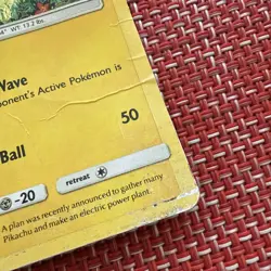 Rear Pikachu HOLO 5/12 McDonald's Promo Rare 2016 Pokemon Card - Image 5