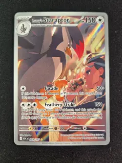 Larry’s Staraptor 249/217 Ascended Heroes (IR) English Pokemon Pack Fresh - Image 1