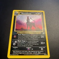 Pokemon TCG Houndoom 8/64 Holo LP Neo Revelation - Image 2