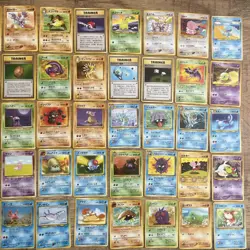 Vintage Japanese Pokemon Card Lot (50) Jungle, Fossil, Neo Genesis Etc. - NM - Image 2