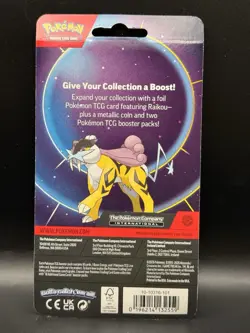 NEW Pokemon Mega Evolution & Phantasmal Flames 2-Pack Blister Sealed - Raikou - Image 2