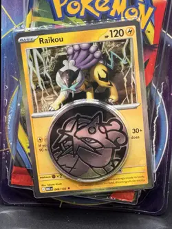 NEW Pokemon Mega Evolution & Phantasmal Flames 2-Pack Blister Sealed - Raikou - Image 3