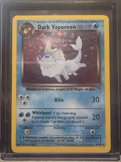 Pokemon TCG Dark Vaporeon Legendary Collection 9/110 Holo Holo Rare - Image 1