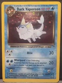 Pokemon TCG Dark Vaporeon Legendary Collection 9/110 Holo Holo Rare - Image 3