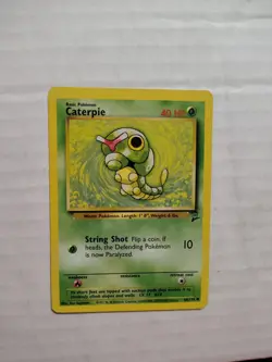 Caterpie Common Normal Base Set 2 068/130 Pokemon TCG - Image 1