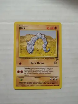 Pokemon Onix Base Set 2 084/130 - Pokemon TCG - WOTC - Image 1