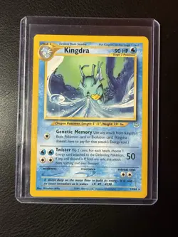 2001 Pokemon - Kingdra #19/64 - Neo Revelation Unlimited - Rare - LP - Image 2
