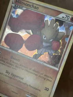 Pokemon TCG Hitmonchan HGSS24 Heartgold Soulsilver Promo Cracked Ice LP - Image 3