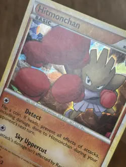 Pokemon TCG Hitmonchan HGSS24 Heartgold Soulsilver Promo Cracked Ice LP - Image 4