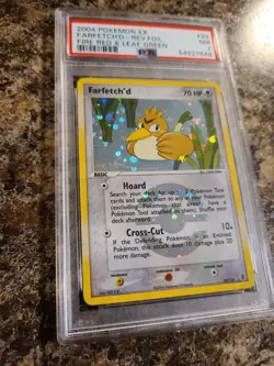 PSA 7 MINT Farfetch'd ex FireRed LeafGreen Reverse Holo Pokemon 23/112 POP 2 - Image 2