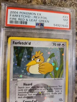 PSA 7 MINT Farfetch'd ex FireRed LeafGreen Reverse Holo Pokemon 23/112 POP 2 - Image 5