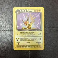 Pokemon TCG - Dark Jolteon - 38/82 - Team Rocket - NM Unlimited Uncommon (2000) - Image 1