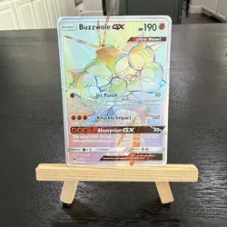 Pokemon - Buzzwole GX 115/111 Rare Full Art Holo Ultra Beast 190 HP (2017) - Image 1