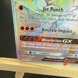 Pokemon - Buzzwole GX 115/111 Rare Full Art Holo Ultra Beast 190 HP (2017) - Image 5