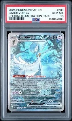 Pokemon TCG Gardevoir ex 233/091 SV: Paldean Fates Illustration Rare Holo PSA 10 - Image 1
