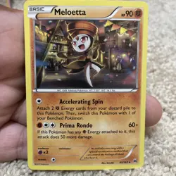 Pokemon TCG Meloetta 85/162 Holo Rare XY Breakthrough NM/LP - Image 1