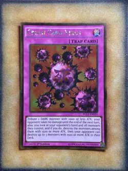 Yugioh Crush Card Virus PGL2-EN070 Gold Rare 1st Ed NM - Image 1