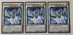 Yugioh TCG Supreme Darkness Lightstorm Dragon x3 - Image 1
