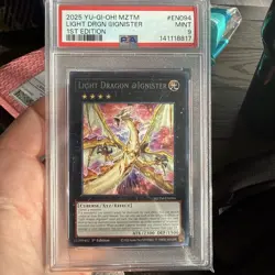 2025 Yu Gi Oh MZTM Light Dragon @Ignister 1st Edition #EN094 PSA 9 - Image 1