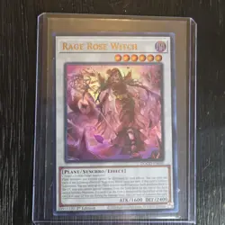 Yu-Gi-Oh Rage Rose Witch DOOD-EN040 Ultra Rare 1st Edition Doom of Dimensions - Image 3