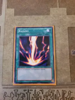 YUGIOH RAIGEKI BP01-EN032 STARFOIL 1ST ED NM - Image 1