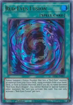 Yugioh! Red-Eyes Fusion - BROL-EN067 - Ultra Rare - 1st Edition Near Mint, Engli - Image 1