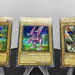 Yugioh Alpha / Beta Magnetkrieger & Seiyaryu Secret Rare Playset Played - Image 4